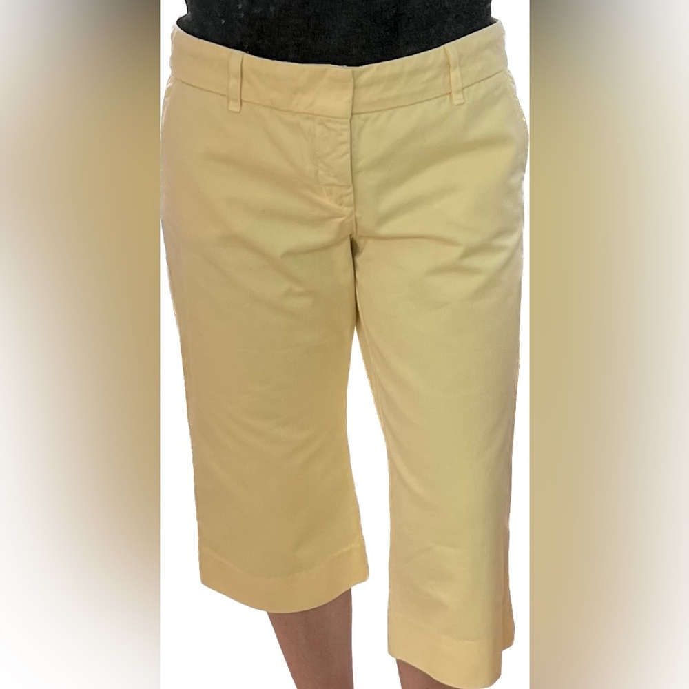Capri Pants EUC Butter Yellow